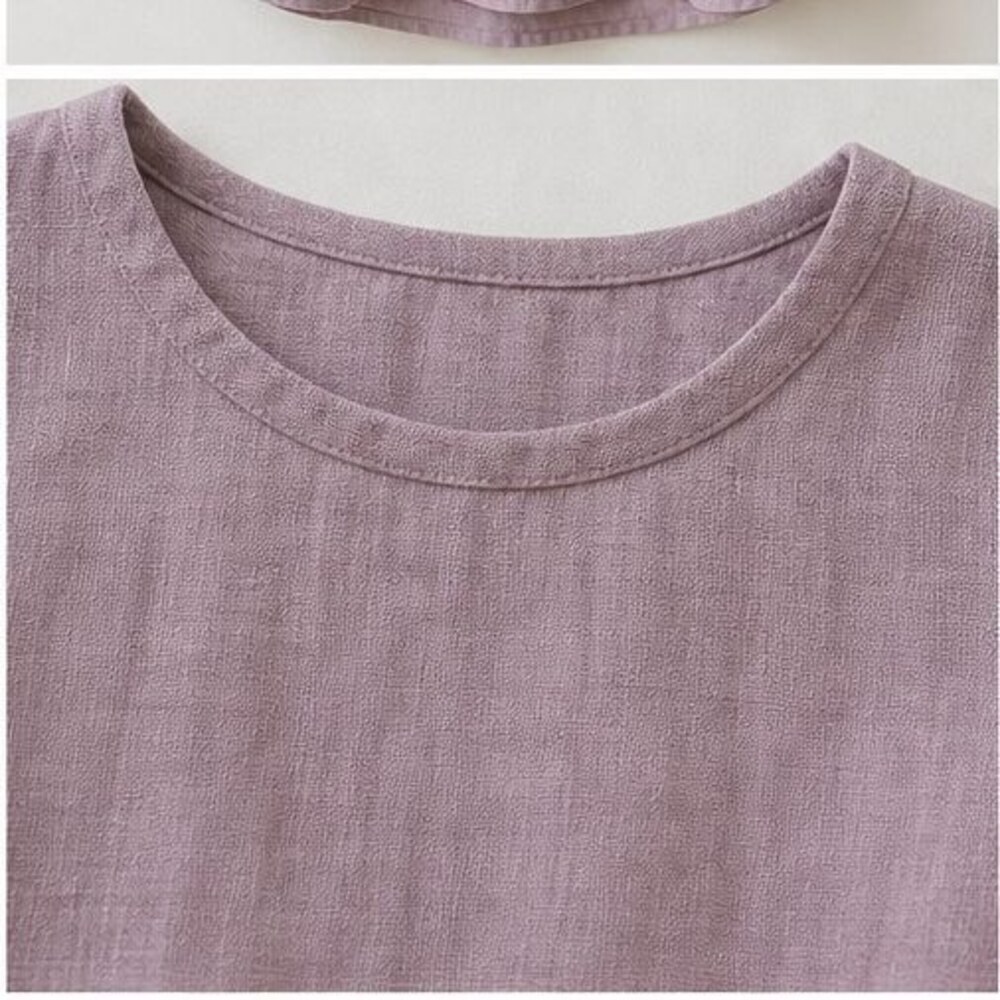 Mauve Ruffle Blouse - Picture 4 of 6